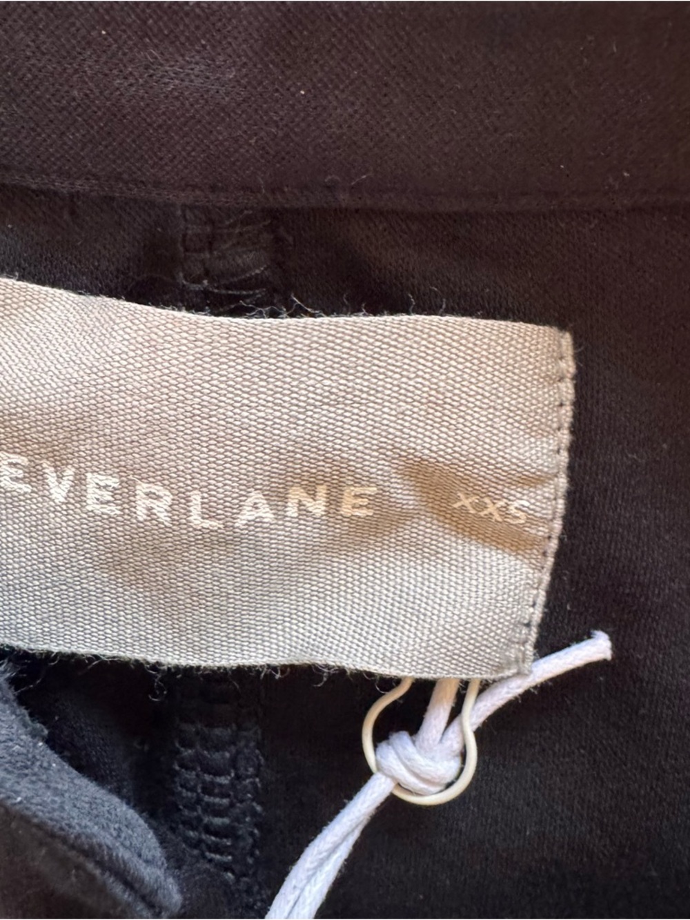 Everlane Black Luxe Cotton Shirtdress NWT - Picture 4 of 7